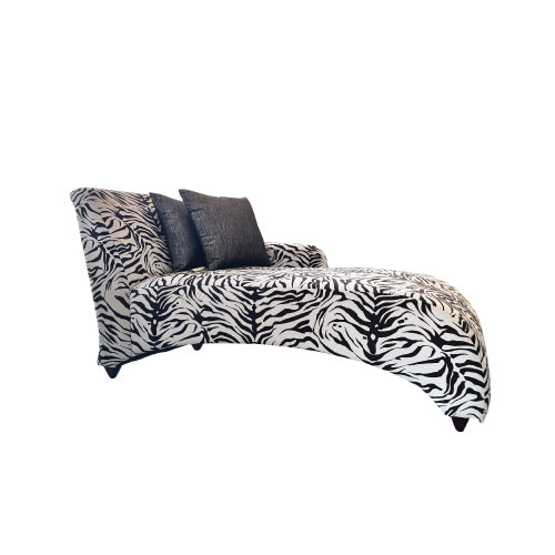 Zebra Chaise Lounge Chair