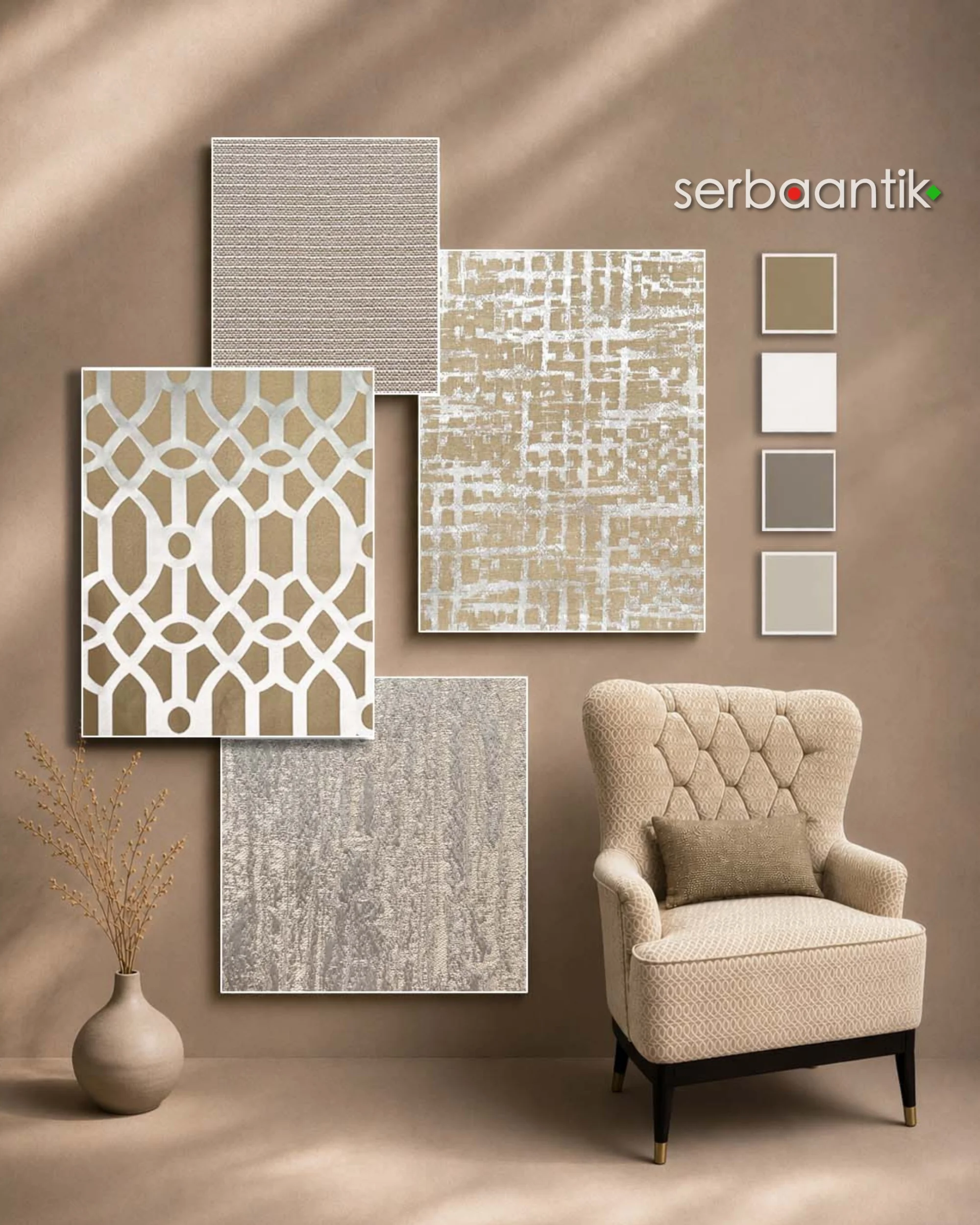 Taupe Beige Mood Board: Warm Neutrals for Elegant Interiors