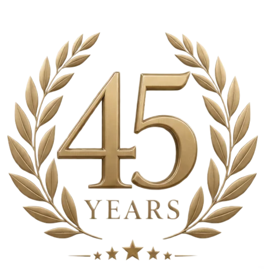 Over 45 Years of Experience