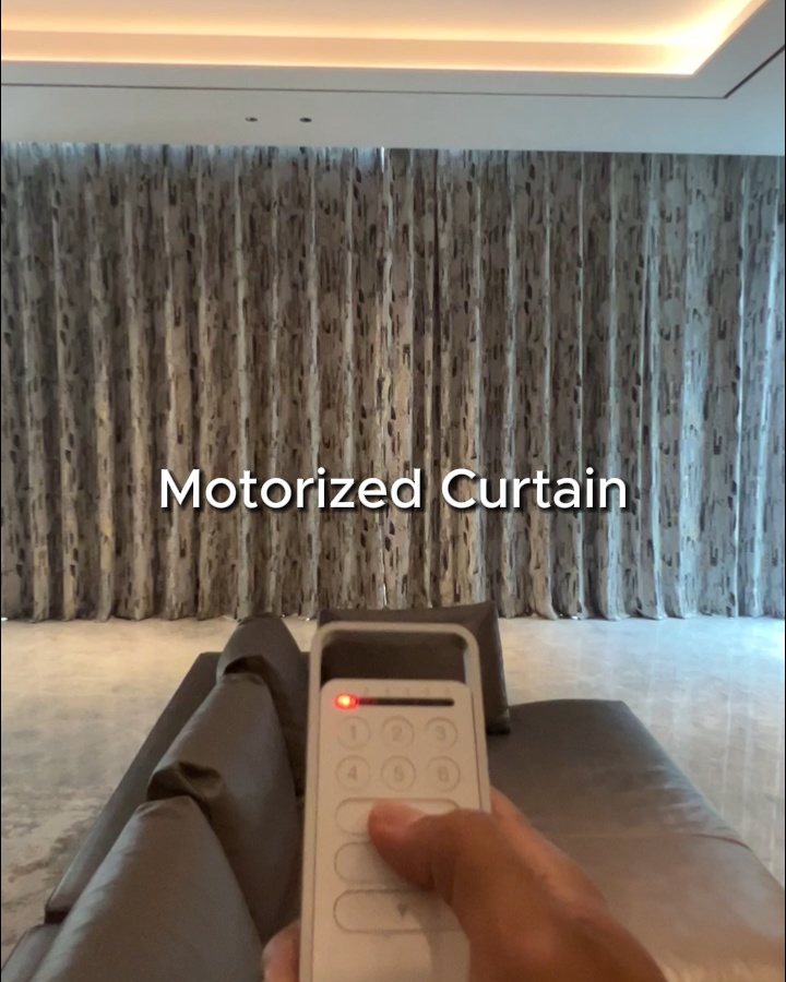 Motorized Curtain: Desain Tirai Unik Dengan Penggerak Otomatis, Praktis!
