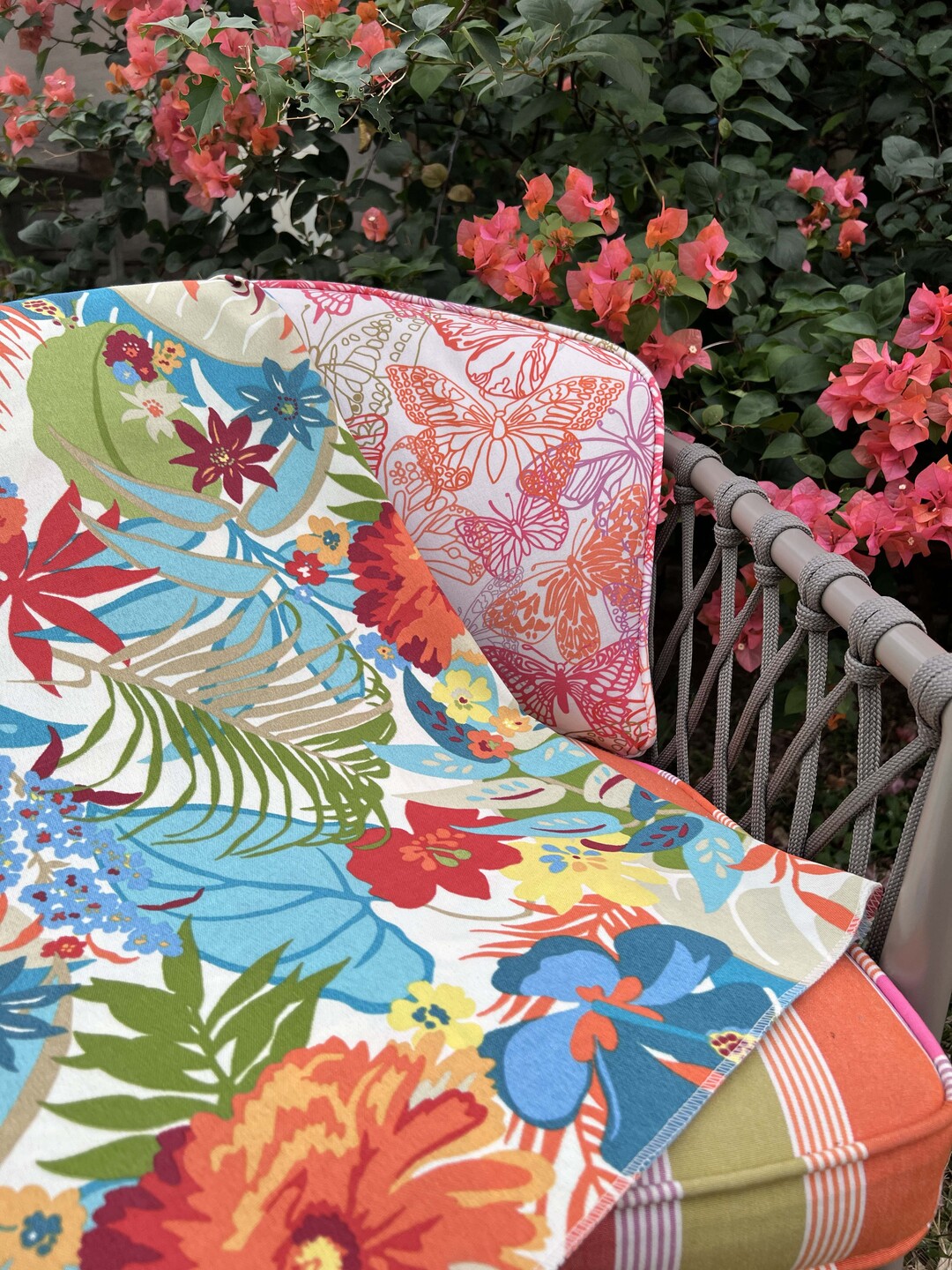Outdoor Fabrics Elegan Untuk Gorden Luar Ruangan Tahan Lama