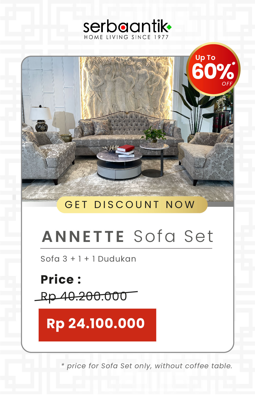 Annette Sofa Set