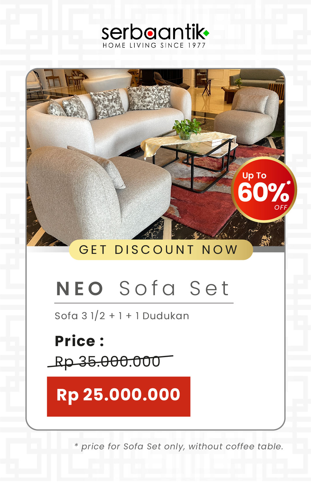 Neo Sofa Set