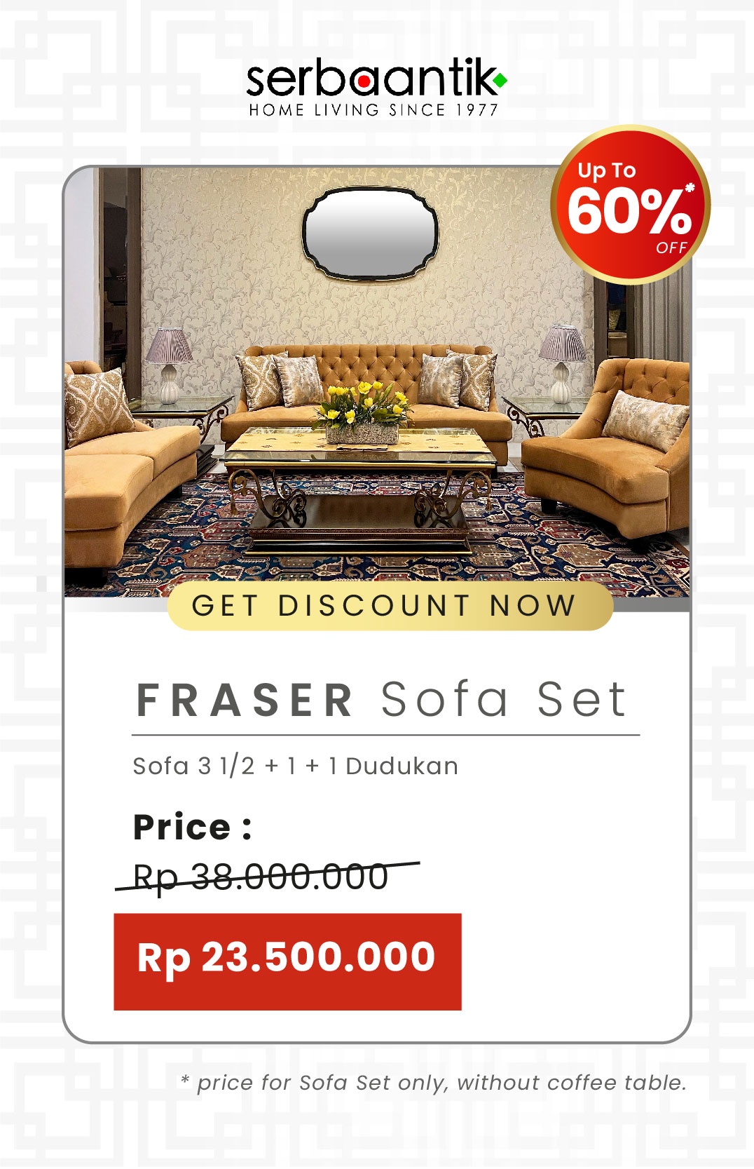 fraser Sofa Set