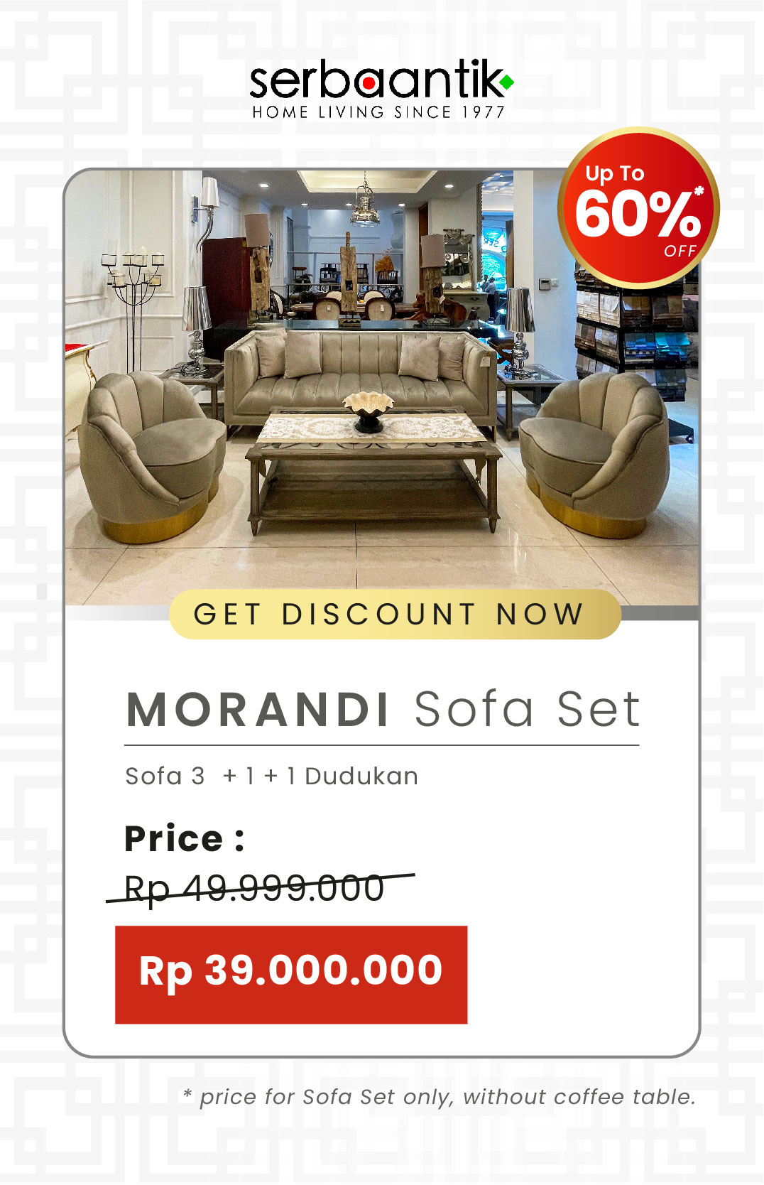 Morandi Sofa Set