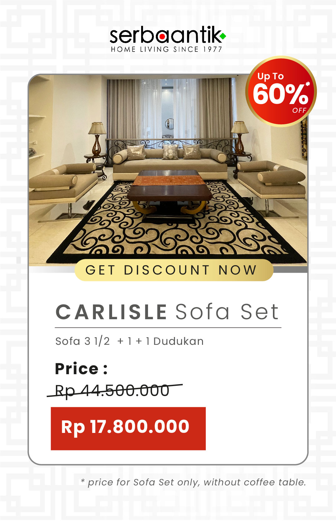 Carlisle Sofa Set